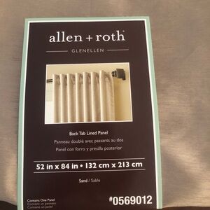 Pair Soft Gold Backtab 84” Panels